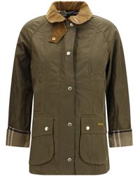 Barbour - Beadnell Waxed Jacket Beech/Birchwood - Lyst