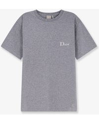 Dior - Dior Cotton T-Shirt With Dior Embroidery - Lyst