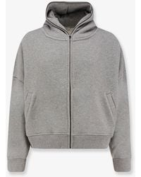 Entire studios - Eternal Zip Cotton Sweatshirt - Lyst