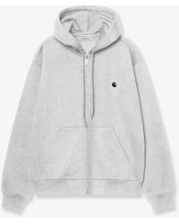 Carhartt - Mack Jacket Melange Cotton Hoodie - Lyst