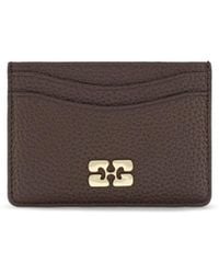 Ganni - Card Holder Grained - Lyst
