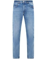 AMISH - 'David' Cotton Jeans - Lyst