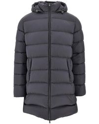 Herno - Nylon Microfiber Goose Down Parka Coat - Lyst