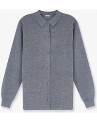 Aspesi - Virgin Wool Cardigan - Lyst