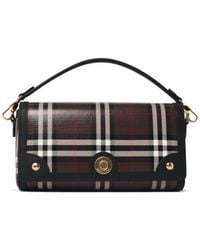 Burberry - Note Bag Chocolate Cotton Blend - Lyst