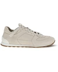 Brunello Cucinelli - Suede Sneakers - Lyst