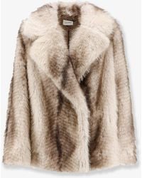 Nude - Faux Fur Jacket - Lyst
