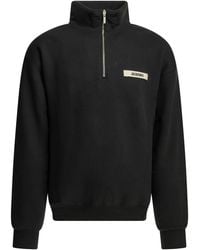 Jacquemus - "Le Camionneur Gros Grain" Half Zip Sweatshirt - Lyst
