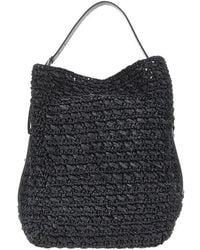 TOTEME - Woven Raffia Belted Tote Bag - Lyst
