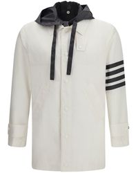 Thom Browne - Unconstructed Hooded Bal Collar - Lyst