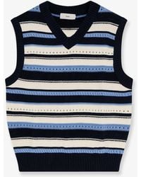 DUNST - Sleeveless Cotton Sweater - Lyst