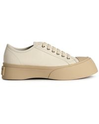 Marni - Leather Sneakers - Lyst