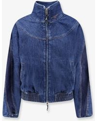 Givenchy - Denim Jacket With Embroidered Lettering Logo - Lyst