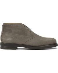 Ferragamo - "Settimo" Lace-Up Ankle Boots - Lyst
