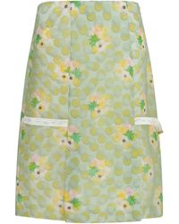 Fendi - Bouquet Organza Skirt - Lyst