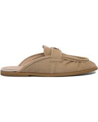 Pinko - Leather Slippers - Lyst
