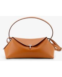 TOTEME - T-Lock Hammered Leather Shoulder Bag - Lyst
