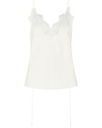 Rohe - Silk Tank Top Cream - Lyst