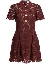Self-Portrait - Short Lace Dress - Lyst