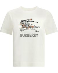 Burberry - Ekd Cotton T-Shirt - Lyst