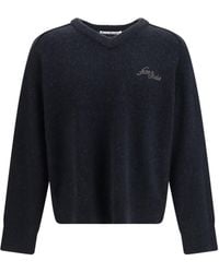 Acne Studios - Camel Hair V-Neck Sweater - Lyst