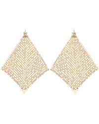 Rabanne - Rabanne Pixel Chainmail Earrings - Lyst