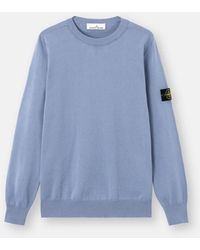 Stone Island - Crewneck Cotton Sweater - Lyst