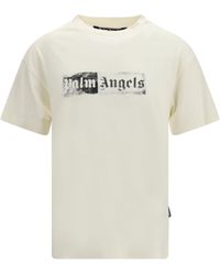 Palm Angels - Stamp T-Shirt With Logo - Lyst
