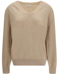Malo - Cashmere V-Neck Sweater - Lyst