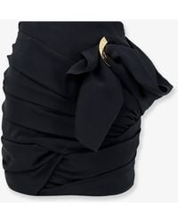 Celine - Draped Mini Skirt - Lyst