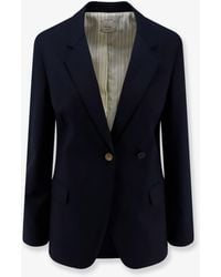 Alysi - Sartorial Virgin Wool Blend Blazer - Lyst