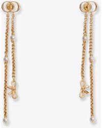 Dior - Dior Brass Earrings - Lyst