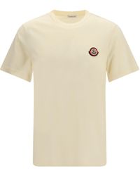 Moncler - Cotton Jersey T-Shirt With Logo - Lyst