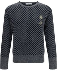 Vivienne Westwood - Checkmate Alpaca Sweater - Lyst