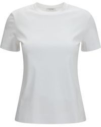 Max Mara Pure - Cotton T-Shirt Bianco Ottico - Lyst