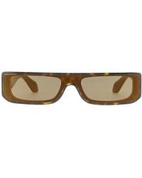 Alaïa - Rectangular Shield Sunglasses - Lyst