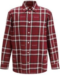 Gucci - Multicolour Tartan Cotton Jacquard Shirt - Lyst
