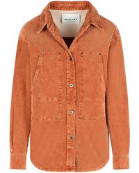 Isabel Marant - Rust Cotton Blend Shirt - Lyst