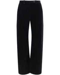 KHAITE - Hunter Velvet Pants - Lyst