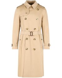 Burberry - Kensington Cotton Trench Coat - Lyst