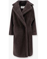 Max Mara - Tedgirl Alpaca Wool Silk Coat - Lyst