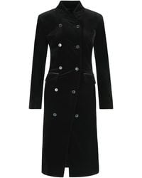 KHAITE - Rolon Coat Velvet - Lyst
