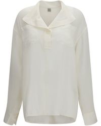 TOTEME - Layered-Collar Shirt - Lyst