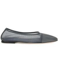 Dear Frances - Gala Mesh Ballerinas Steel - Lyst