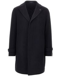 Tagliatore - Cashmere And Wool Tailored Coat - Lyst
