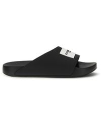 Givenchy - Rubber Slippers Label Slide - Lyst