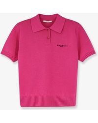 Givenchy - Wool And Cashmere Polo Shirt - Lyst