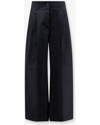 TOTEME - Relaxed Cotton Trousers - Lyst