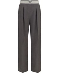 Versace - Wool And Mohair Pants - Lyst
