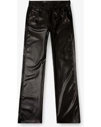 DIESEL - P-Lain Faux-Leather Trousers - Lyst